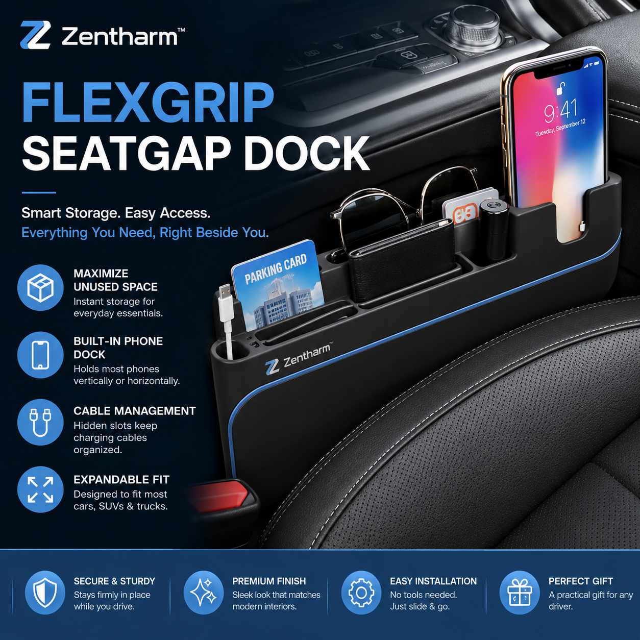 Zentharm™ FlexGrip SeatGap Dock