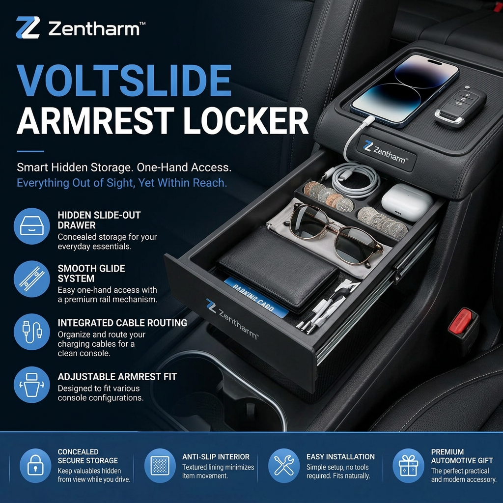 Zentharm™ VoltSlide Armrest Locker